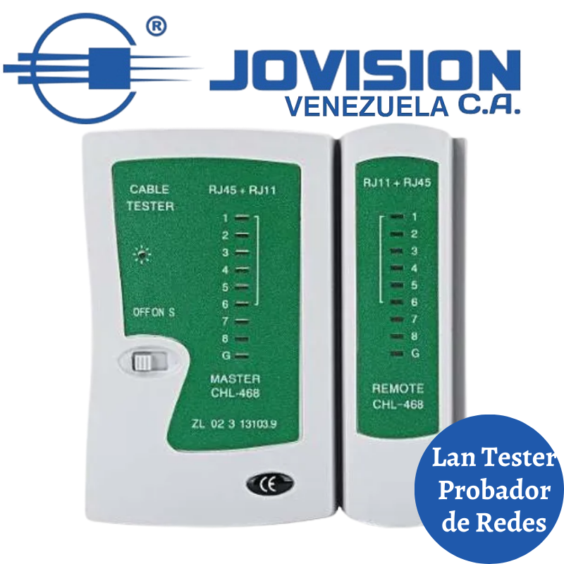 Tester Probador Para Cables De Red Lan Rj45 Y Rj11 