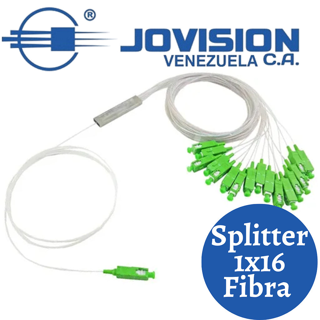 Splitter Divisor Fibra Optica Plc 1x16 Sc Apc Monomodo Ftth-AGOTADO