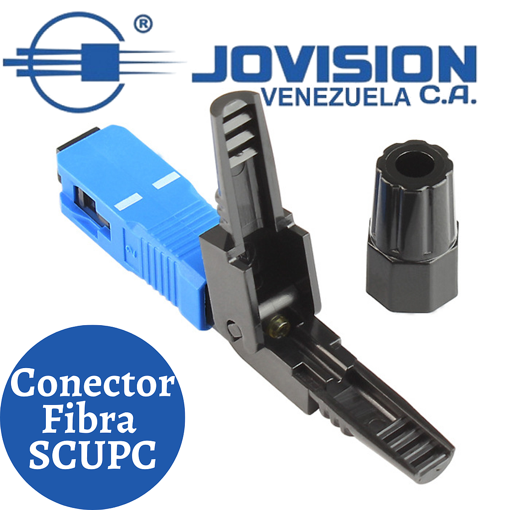 Conector Rapido Ftth Ficha Fibra Optica Sc Upc Simplex Azul-AGOTADO