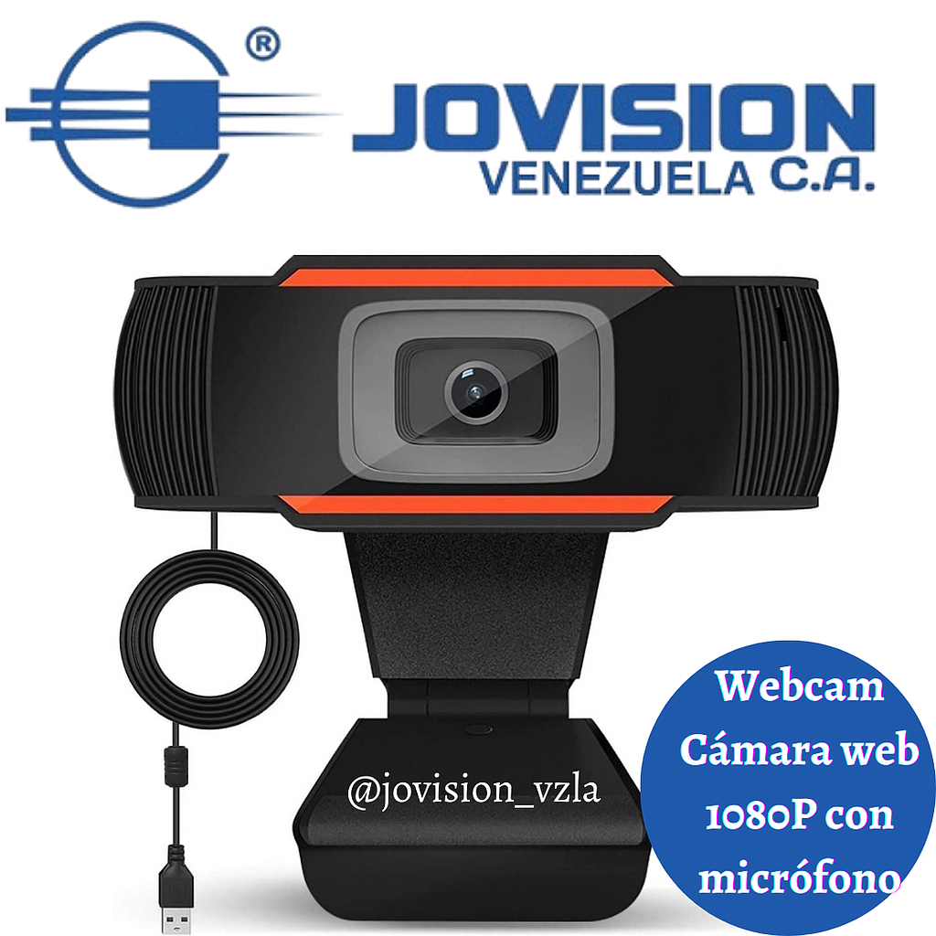 Camara Web Webcam 1080p con Microfono Usb
