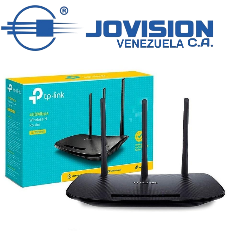 Router Inalambrico Tp-link Tl-wr940n Rompe Muros 450mbps Pc Lan Red Wifi
